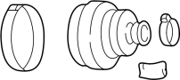5080006AA CV Joint Boot Kit