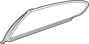 4574514AC Door Glass (Rear)