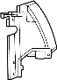 68394594AB Air guide. RADIATOR SIDE AIR. Seal.