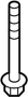 View Bolt. Tensioner. Transmission. (Upper) Full-Sized Product Image