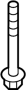 View Bolt. Tensioner. Transmission. (Upper) Full-Sized Product Image
