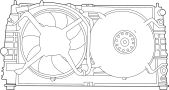 4758294AB Engine Cooling Fan Shroud