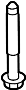 6510893AA Suspension Crossmember Bolt