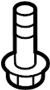 6509861AA Suspension Crossmember Bolt