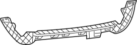 68081416AF Bumper Cover Support Rail (Rear)