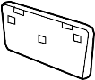 5116152AA License Plate Bracket