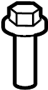 View Bolt. Bracket. (Front, Rear, Upper, Lower) Full-Sized Product Image
