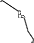 5115752AC Actuator rod. Key Cylinder to Actuator. Link.