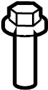 View Bolt. Bracket. (Front, Rear, Upper, Lower) Full-Sized Product Image