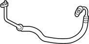 5058221AC Air Conditioning (A/C) Refrigerant Suction Hose. Suction line.