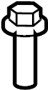 View Bolt. Bracket. (Front, Rear, Upper, Lower) Full-Sized Product Image