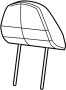 1WP13DX9AB Headrest (Front)