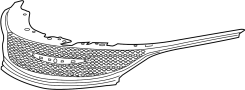 View Grille (Upper) Full-Sized Product Image 1 of 4