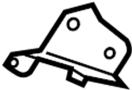 68141369AC Bracket. Converter. Catalytic. (Front)