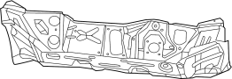 68188406AH Firewall (Lower)