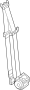 1VA691L2AE Seat Belt Lap and Shoulder Belt