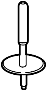 6510867AA Suspension Subframe Crossmember Stud (Rear)