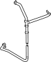 View Hose. Heater. RETURN. Engine Coolant Overflow. HVAC.  Full-Sized Product Image 1 of 10