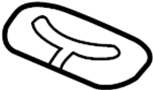 1AP311J3AA Seat Belt Guide (Rear)