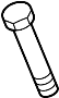 6033181 Rack and Pinion Bolt
