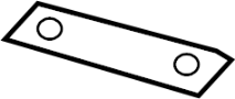 5030611AA Bumper Cover Reinforcement