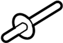 View Rivet. (Upper, Lower) Full-Sized Product Image