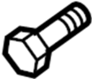 154934AA Engine Timing Cover Bolt