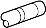 52103454AD Exhaust Intermediate Pipe. Extension Pipe.