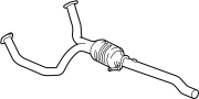 52103468AA CATALYTIC CONVERTER. Converter AND pipe.