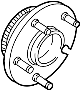 52070321AA Hub and Bearing. (Front)