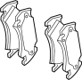 5143402AB Disc Brake Pad Set (Front)