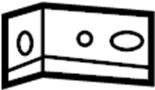52121213AA Bracket. Frame. Brake. (Rear)