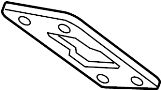 68413695AA Engine Mount Bracket (Front, Rear)