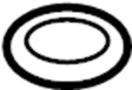 5011921AA Ring. Oil. Turbocharger. Line. Gasket. outlet tube o. Fitting o.