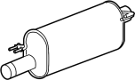 52103510AI Exhaust Muffler