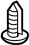5103817AA License bracket plug.