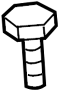 6104124AA Bolt. Air. (Lower)