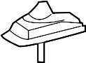 68013417AA Radio Antenna Base