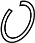 View Wheel Bearing Lock Ring Full-Sized Product Image 1 of 1