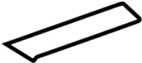 55347261 Filler panel. SIDE STEP TO STEP WELL.