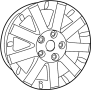 1BD60XZAAE Wheel