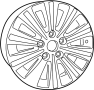 1SP67DD5AB Wheel