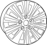 1SP67DX8AB Wheel