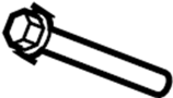 View Bolt. Arm. Control. Engine. Cradle. (Front, Rear, Upper, Lower) Full-Sized Product Image
