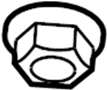 6505682AA Nut. Joint. Ball. Knuckle. (Lower)