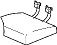 1JL291D5AA Seat Cover (Rear)
