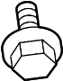 View Bolt. Mount. Bracket. (Front, Rear, Lower) Full-Sized Product Image