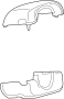 View Steering Column Cover (Upper, Lower) Full-Sized Product Image