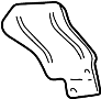 57008125AB Engine Mount Heat Shield