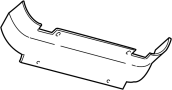 55056075AA Radiator Support Air Deflector (Front, Lower)